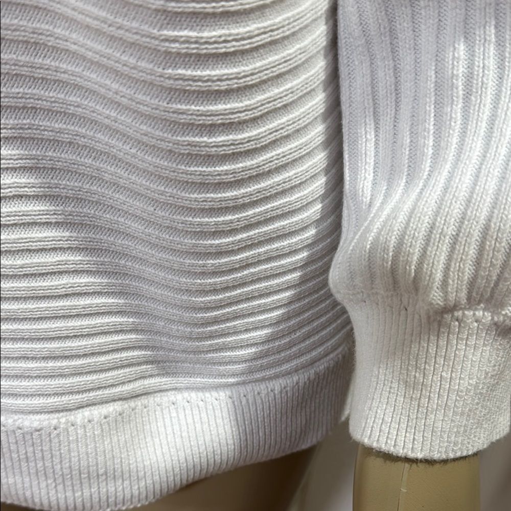 Pure Collection Ottoman Ribbed Sweater - Picture 3 of 8
